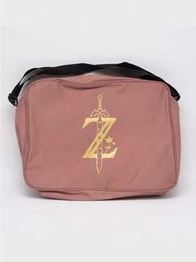 Nintendo Zelda Messenger Bag with Gold Logo Accent laptop Bag